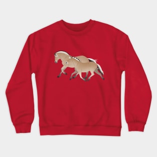 Fjord Horses - Equine Rampaige Crewneck Sweatshirt